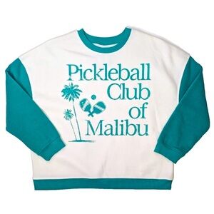 Pickle Club of Malibu sweater Size Large.